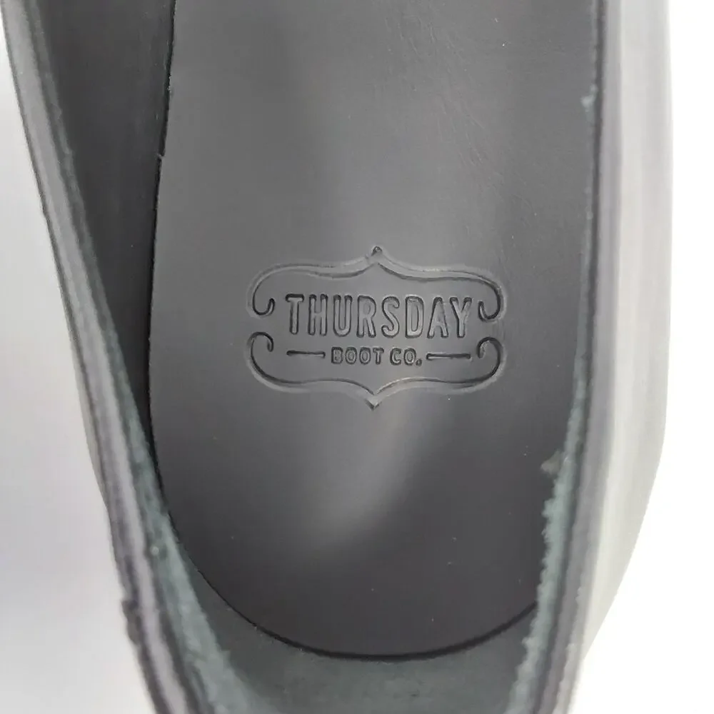 Thursday Boot Co Lincoln Penny Loafers Men's 12 Black Leather Dress Shoes NIB